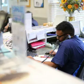 The front office team keeps our hospital team organized and ready for daily appointments.