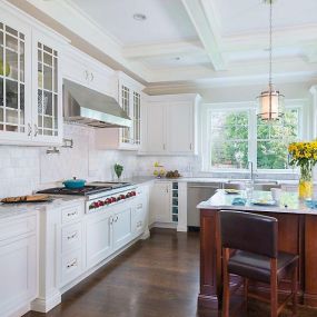 Kitchen with Greenfield Inset Style Cabinetry