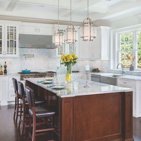 Kitchen with Greenfield Inset Style Cabinetry