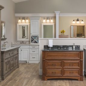 Omega Bathroom Vanities with Cambria Quartz Countertops