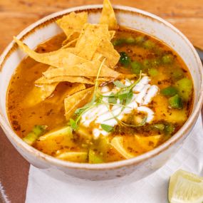 Central Taco & Tequila Chicken Tortilla Soup