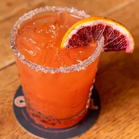 Central Taco & Tequila Blood Orange Margarita