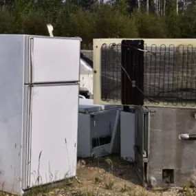 Lifting an old refrigerator on your own is next to impossible. Finding a way to transport it is no easy task, either. Refrigerators are heavy, chemical-filled appliances that require specific disposal methods. More often than not, it’s best to leave refrigerator removal to the pros.