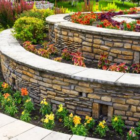 We also offer yard masonry services. We will work with any style of stone or brick.