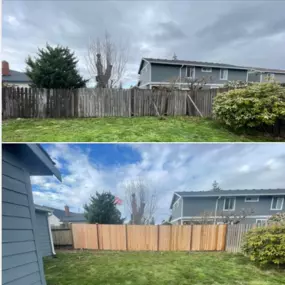There is no job too difficult for us here at Continental Fence. This is an example of some of the repair and rebuild work we can do.