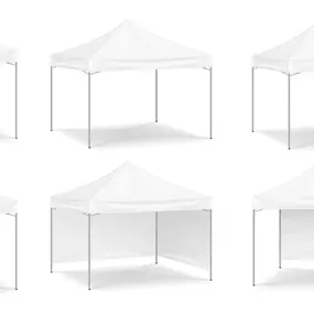 Canopies can come in different shapes and can be used for tents in yards, camping sporting events and other activates