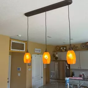 Elder's Ace Handyman Services Cleveland Dining Room Lighting Fixture Install