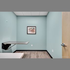 Middlesex Veterinary Center exam room, photo credit: David Ward Photography