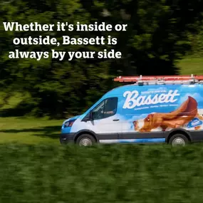 Bassett Services: Heating, Cooling, Plumbing, & Electrical work van