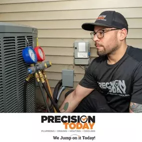 Precision Today Plumbing Heating Cooling Electrical (Miller's Area Heating) tech