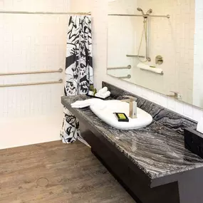 Guest room bath