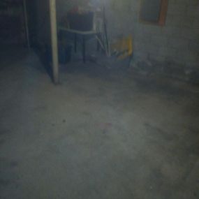 Basement after