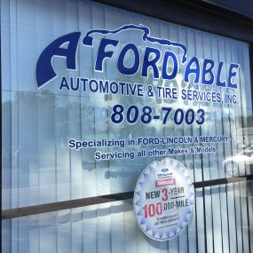 We specialize in Ford, Lincoln and Mercury at A-Ford-Able Auto Repair & Tire Service and service all other makes and models.