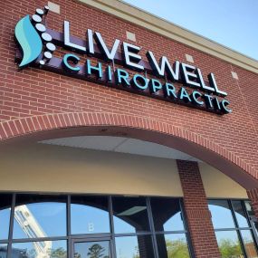 Live Well Chiropractic front entrance