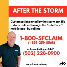 Storm Damage? We’re here for you. Please give is a call and we will guide you through the process.