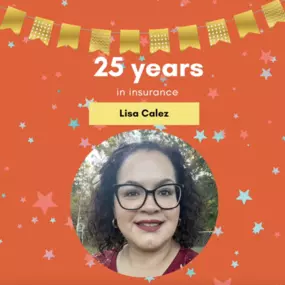 Many of you know Lisa for the incredible customer service, quick support, and her amazing knowledge in insurance. We are thrilled to say she is celebrating 25 years in insurance! We are so grateful to have someone like Lisa on our team and lucky to honor her for an amazing 25 years in insurance!