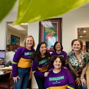 It's Mardi Gras time!  Loving our Mardi Gras shirts from LOGO EXPRESS, great prices and variety!
Due to parades, here's our office Mardi Gras schedule:
Feb 8th & 9th, 8:30am-4pm
Lundi Gras, 8:30am-2pm; 
Mardi Gras Day, CLOSED.
Reopening normal office hours, Feb 14th.
So catch us before we close!  Have a Safe & Happy Mardi Gras!