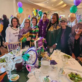 Hanging with our Gretna Mayor, Belinda Constant, Mardi Gras luncheon , fun times!