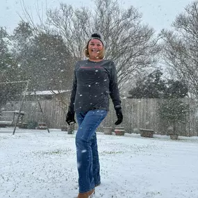 This ain't Colorado, but in South Louisiana we are loving the snow!