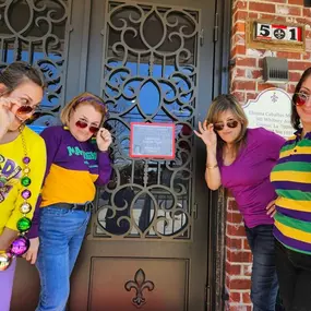 Looks like our office will be closing early for Lundi Gras, 2pm... So come see us before then! 
Closed all day Mardi Gras Day.  
See y'all at the parades!