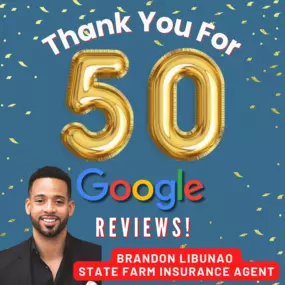 Thank you for the 50 Google reviews!