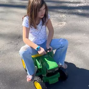 Startin em young! Training the next generation of Christmas tree farmers!