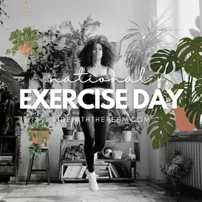 Happy National Exercise Day!  Let's celebrate this day by getting our bodies moving and our hearts pumping. Remember, staying active not only benefits your physical health but also boosts your mood and energy levels. Your State Farm Agents support you in reaching your fitness goals!