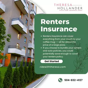 Protect your happy place with renters' insurance! Whether it's your dream apartment or cozy rental home, make sure you have coverage for the unexpected. Don't let a mishap ruin your sanctuary - get covered today!