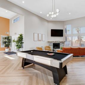 clubroom with pool table