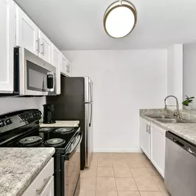 Upgraded kitchen with modern appliances