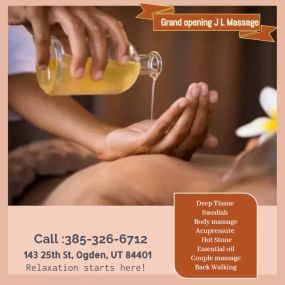 Our traditional full body massage in Ogden, UT
includes a combination of different massage therapies like 
Swedish Massage, Deep Tissue, Sports Massage, Hot Oil Massage
at reasonable prices.