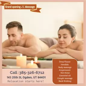 A couple's massage is just like any other massage service, 
but you and your partner receive the massage at the same time, 
on separate tables, and by two different massage therapists. 
The massage is generally offered in a private room on side-by-side massage tables.