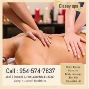 Massage is becoming more popular as people now understand the 
benefits of a regular massage session to their health and well-being.