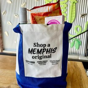 Need a new tote bag to carry your groceries? South Point Groceries has you covered! Rep a Memphis original with this super special mini tote from South Point Grocery. Stop by and grab yours today!