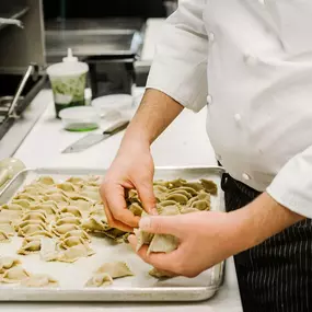 Our chefs pour their hearts into every dish, ensuring each bite is a masterpiece of flavor and finesse. With pasta made fresh daily, made for you to enjoy. Come taste the difference!