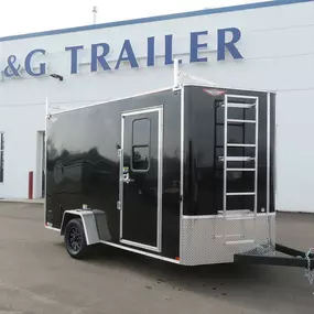 We have enclosed cargo trailers to protect your equipment from sleet, rain and snow! Browse enclosed trailers on our website.