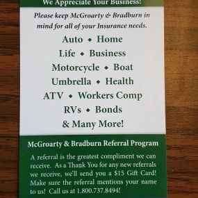 More about McGroarty & Bradburn Insurance
