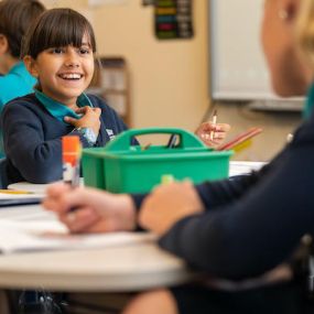 Our Primary School curriculum integrates the very best components of the English National Curriculum and International Primary Curriculum. This enables children in Year 1 to Year 6 (Kindergarten to Grade 5) to become ambitious, confident, and inspired learners, and to approach learning with a clear focus on the progression of skills.