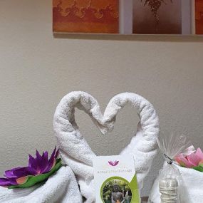 Arissara Thaimassage, Massagehandtuch