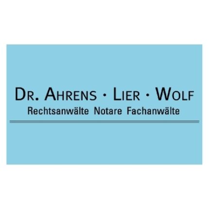 Logotipo de Dr. Ahrens - Lier - Wolf Rechtsanwälte-Notare-Fachanwälte