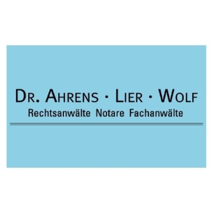 Logo fra Rechtsanwälte Ahrens - Lier -Wolf