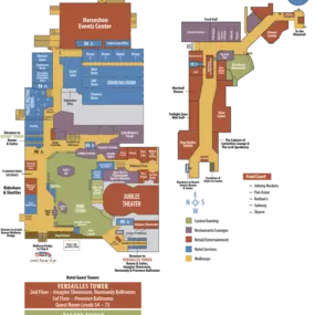 Horsesehoe Las Vegas Rideshare Map