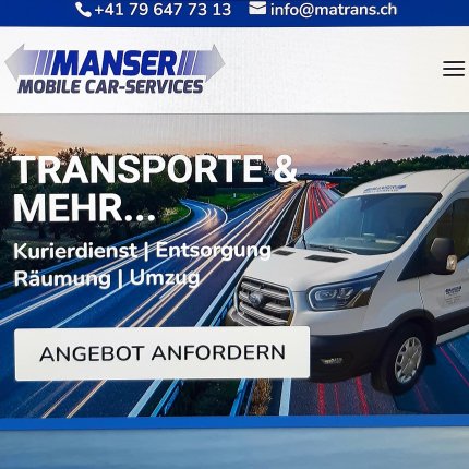 Logotyp från Manser  Transporte & Entsorgungen Motorrad -Transporte (Mobile Car- Services)