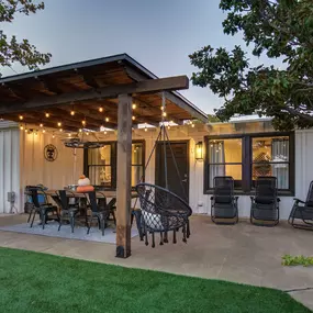 Pergola installation and patio installation to create this stunning outdoor living space in Lubbock. TX!