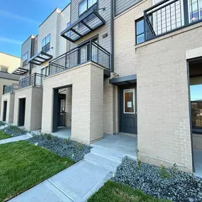 First-level entry townhomes