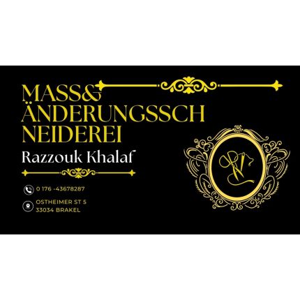 Logo van Mass- und Änderungsschneiderei mit Kostümgeschäft - Razzouk Khalaf