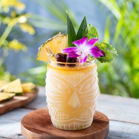 Ultra Chill Mai Tai: Appleton Signature Rum, almond orgeat, pineapple, passion fruit and lime juices.