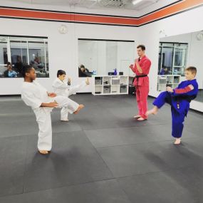 Young martial artists learn discipline, focus, and respect while having a blast. Our experienced instructors create a supportive environment where children can thrive and develop essential life skills through the practice of karate