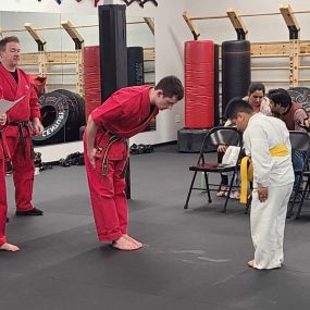 Feel the intensity and camaraderie of our karate sparring sessions! Here, students put their skills to the test in controlled yet dynamic exchanges, learning valuable lessons in timing, strategy, and sportsmanship.