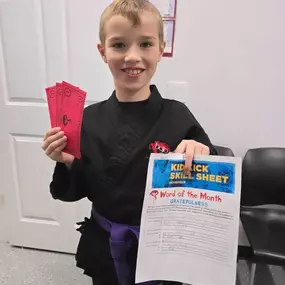 Congrats, Lucas, for completing your Leadership worksheet and earning Dojo dollars!